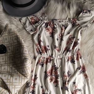 Girls Floral High Low Dress